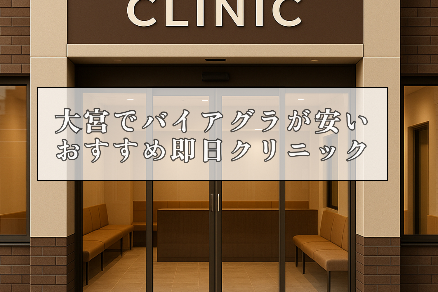 バイアグラ大宮安いおすすめ即日クリニック