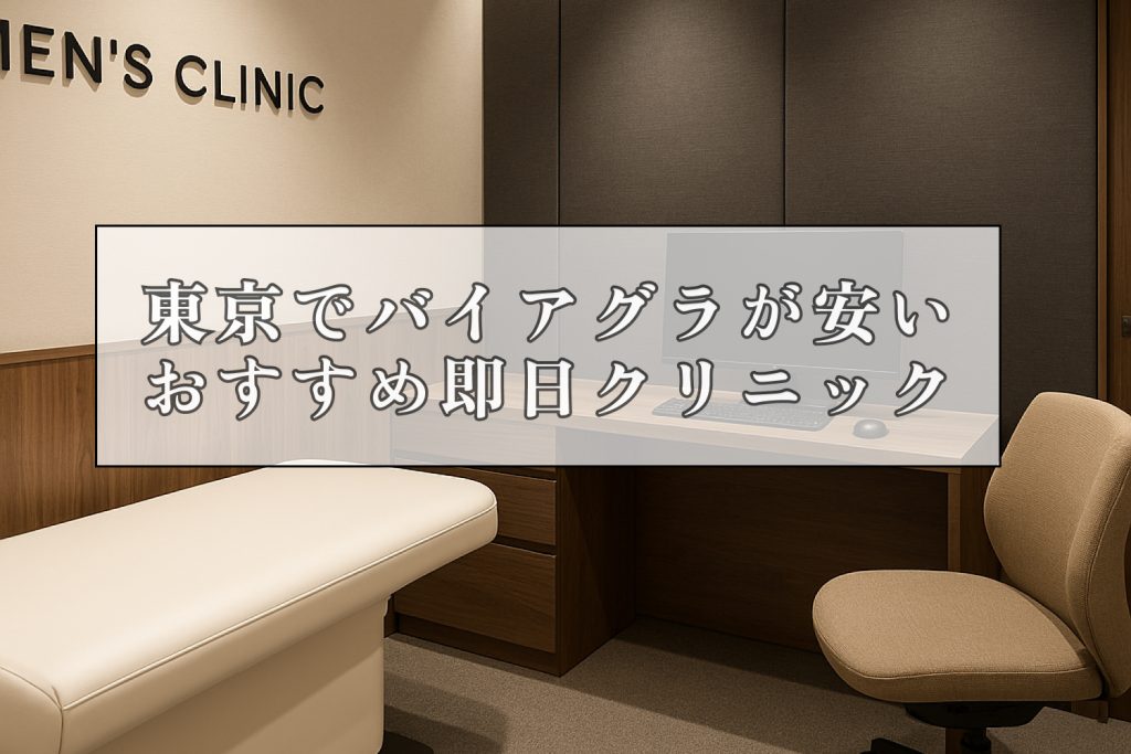 バイアグラ東京安いおすすめ即日クリニック